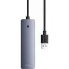 Концентратор Baseus USB 3.0 to 4xUSB 3.0 + USB-C gray (B0005280B811-01) зображення 2