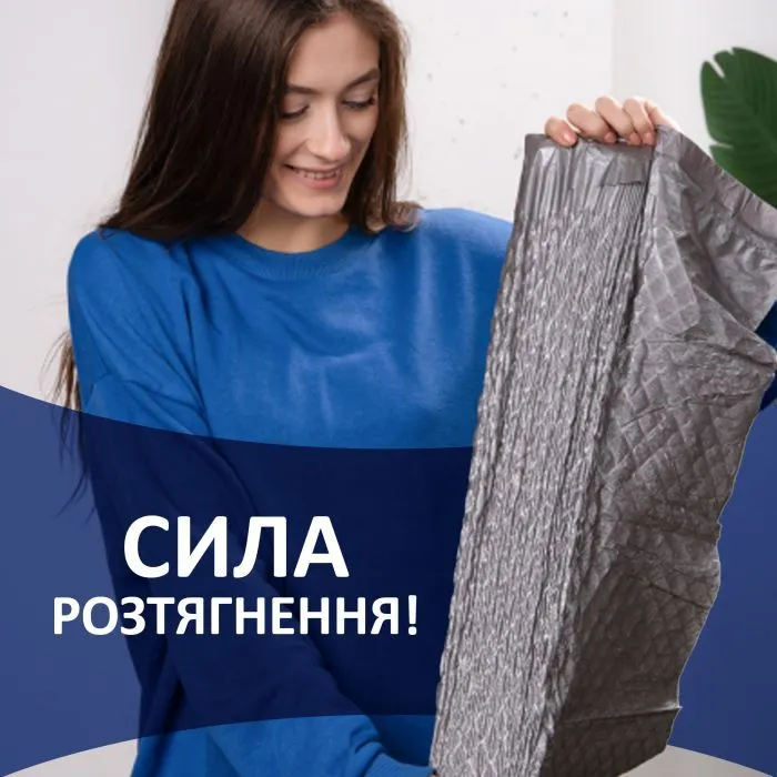 Пакеты для мусора Фрекен БОК Flexy С затяжками Графит 35 л 10 шт. (4823071652178) изображение 4