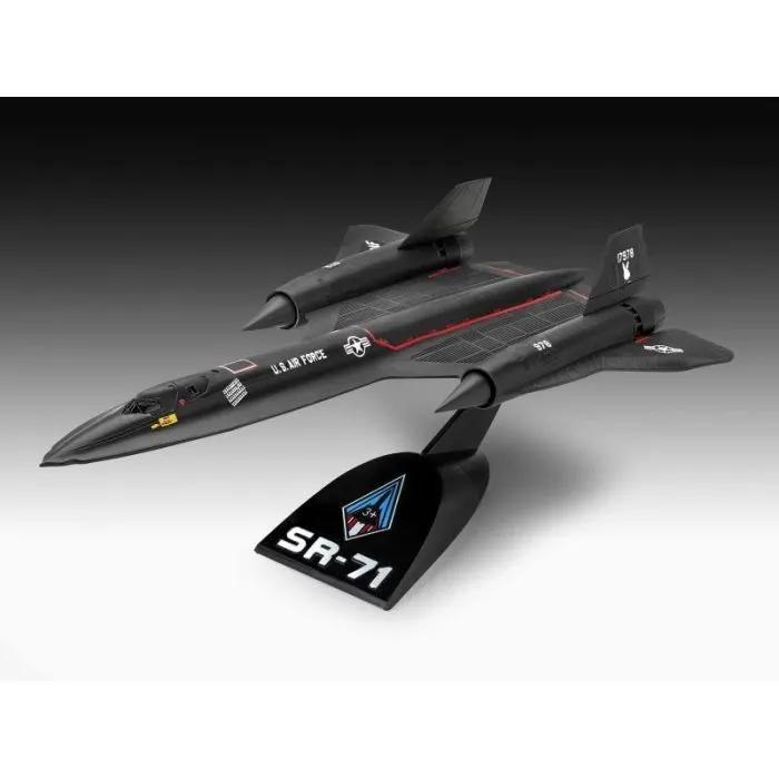 Сборная модель Revell модель самолет Lockheed SR-71 Blackbird, уровень 2, 1:110 (RVL-03652) изображение 10
