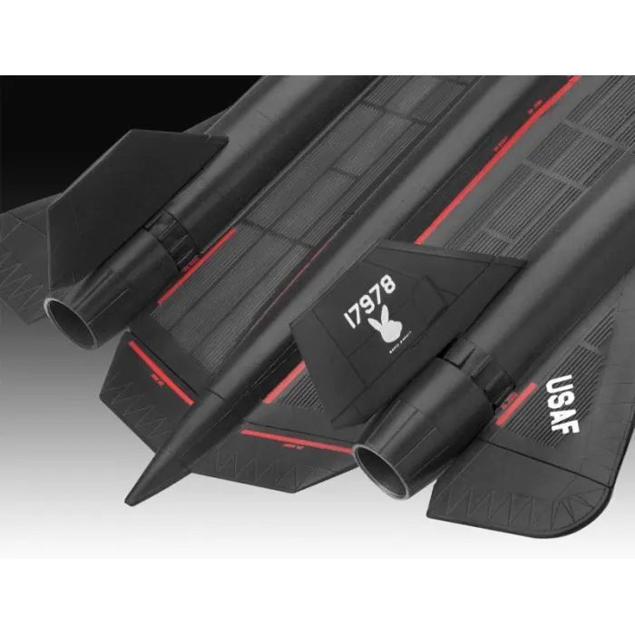 Сборная модель Revell модель самолет Lockheed SR-71 Blackbird, уровень 2, 1:110 (RVL-03652) изображение 4