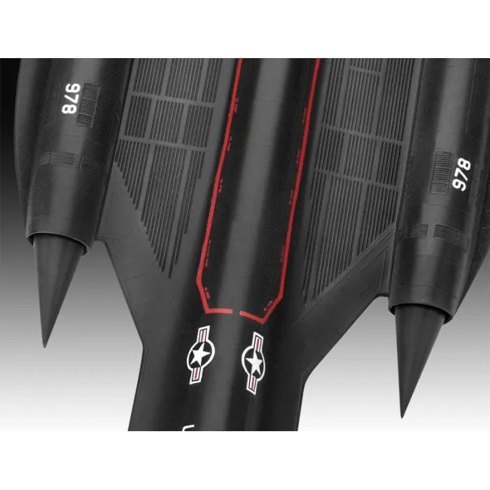 Сборная модель Revell модель самолет Lockheed SR-71 Blackbird, уровень 2, 1:110 (RVL-03652) изображение 6