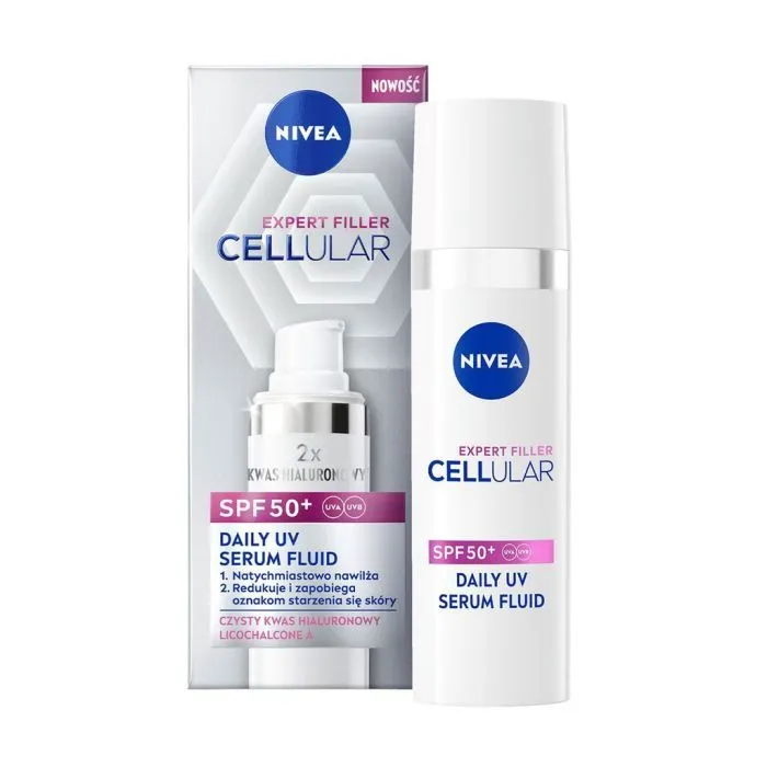Крем для лица Nivea Cellular expert filler Защитный флюид SPF 50+ 30 мл (5900017098364) изображение 2