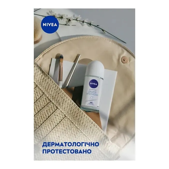 Антиперспірант Nivea Pure Invisible Anti-Perspirant 50 мл (4006000032603) зображення 5