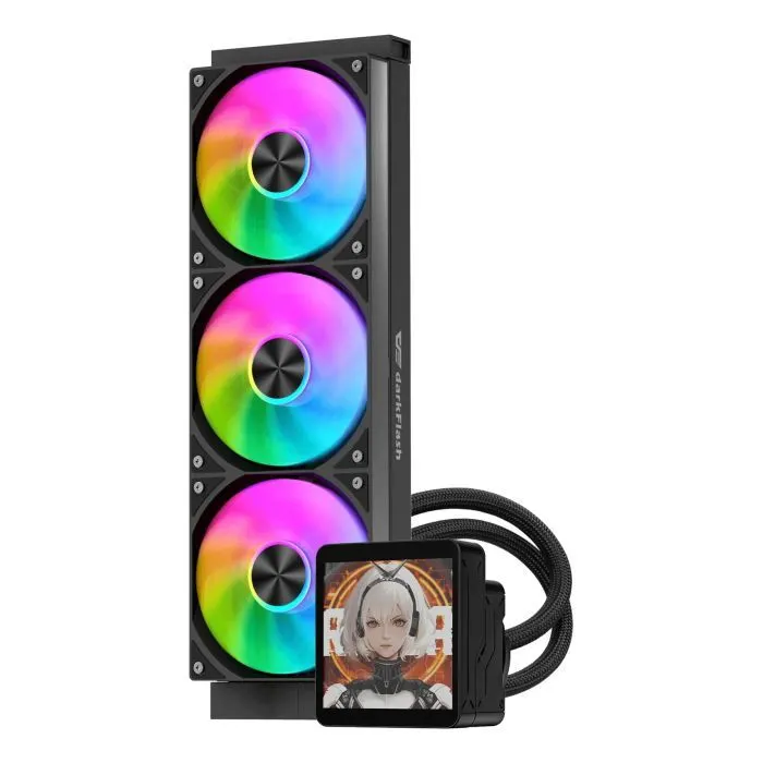 Система жидкостного охлаждения DARKFLASH DV360S MAX BLACK изображение 2