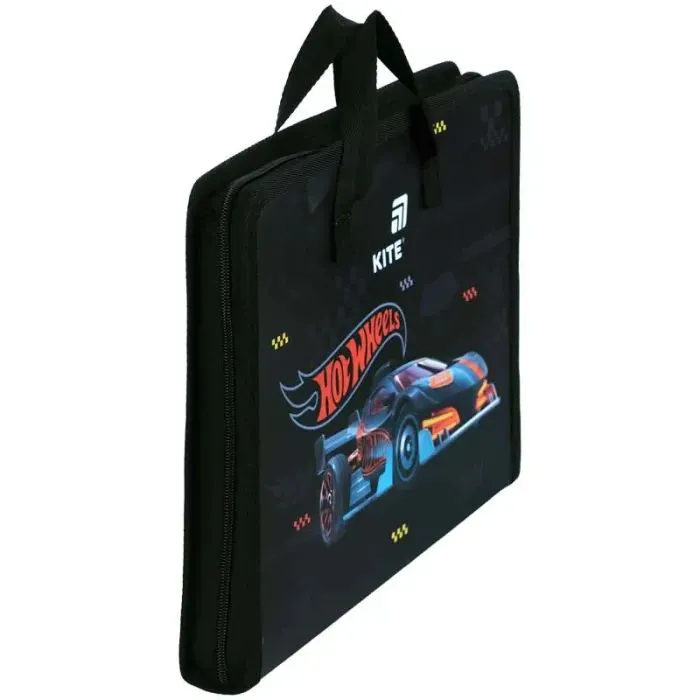 Папка - портфель Kite на молнии A4 Hot Wheels, 1 отделение (HW26-202) изображение 3