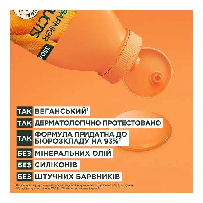 Шампунь Garnier Fructis HairFood Папайя 350 мл (3600542290074) изображение 6