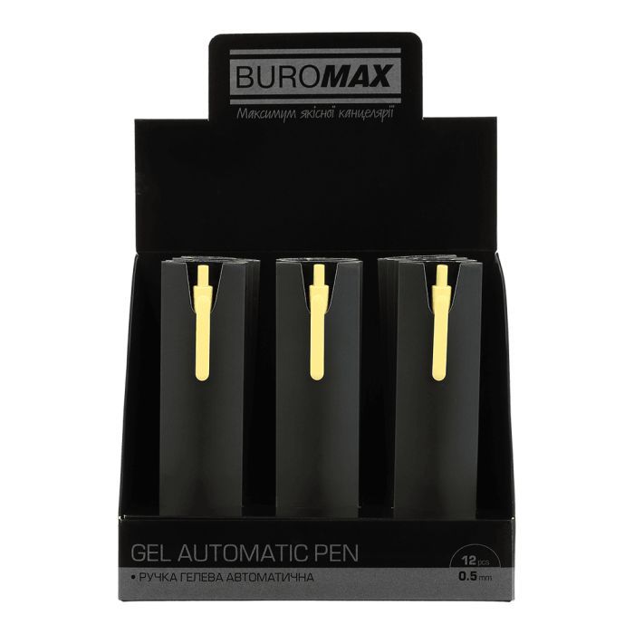 Ручка гелева Buromax автоматична MIST, 0,5 мм, сині чорнила, лаванда (BM.83103-39) зображення 5