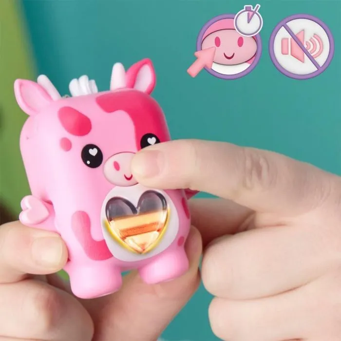 Интерактивная игрушка Nanomals S1 – Клубничная коровка (G2212) изображение 5
