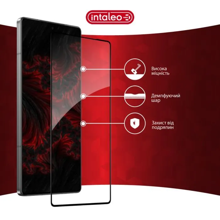 Скло захисне Intaleo Full Glue ESD Infinix Note 50 Pro+ Black (1283126627927) зображення 5