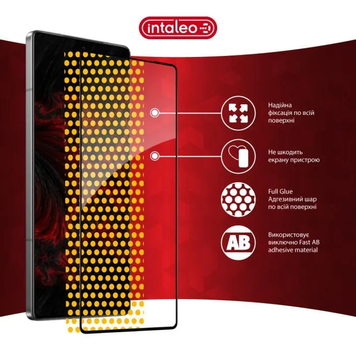 Скло захисне Intaleo Full Glue ESD Infinix Note 50 Pro+ Black (1283126627927) зображення 7
