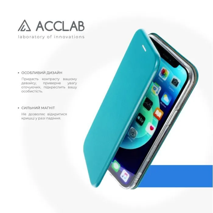 Чохол до мобільного телефона ACCLAB Book Cover Elegance Xiaomi 15 Light Blue (1283126631689) зображення 4