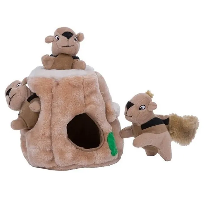 Іграшка для собак Outward Hound Hide-A-Squirrel Білка-схованка 17x15 см (0700603310116) зображення 2