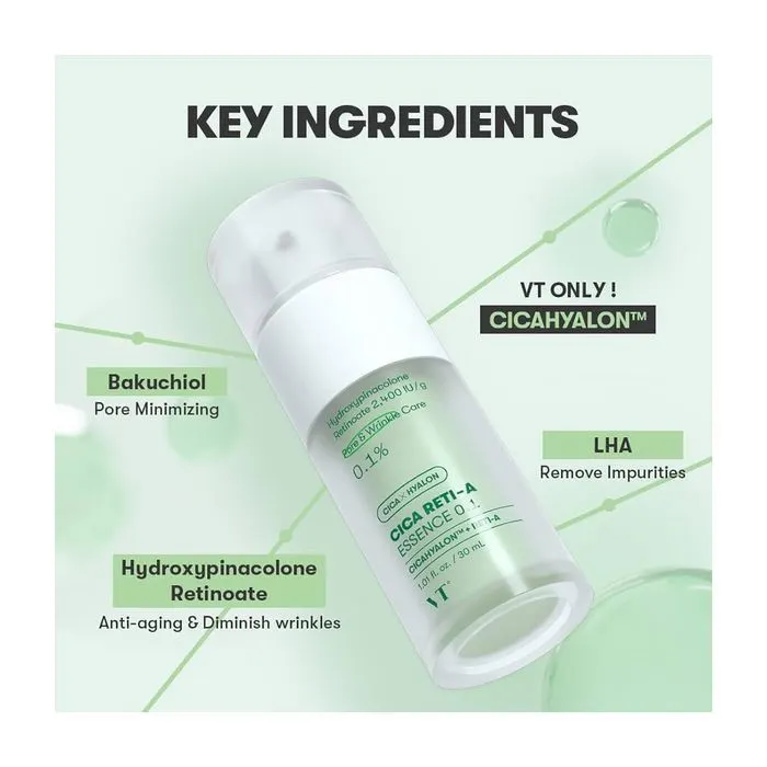 Сыворотка для лица VT Cosmetics Cica Reti-A Essence 0.1 30 мл (8809695677236) изображение 3