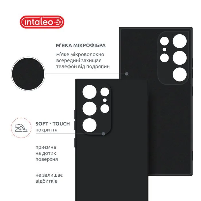 Чохол до мобільного телефона Intaleo SoftShell Samsung Galaxy S24 Ultra Black (1283126590474) зображення 5