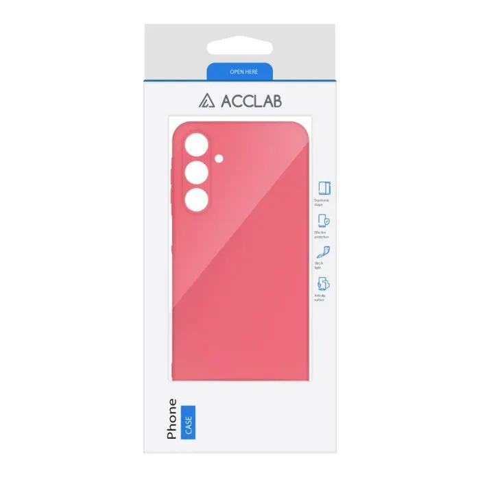 Чохол до мобільного телефона ACCLAB Silicone Samsung Galaxy A16 Pink (1283126601743) зображення 2