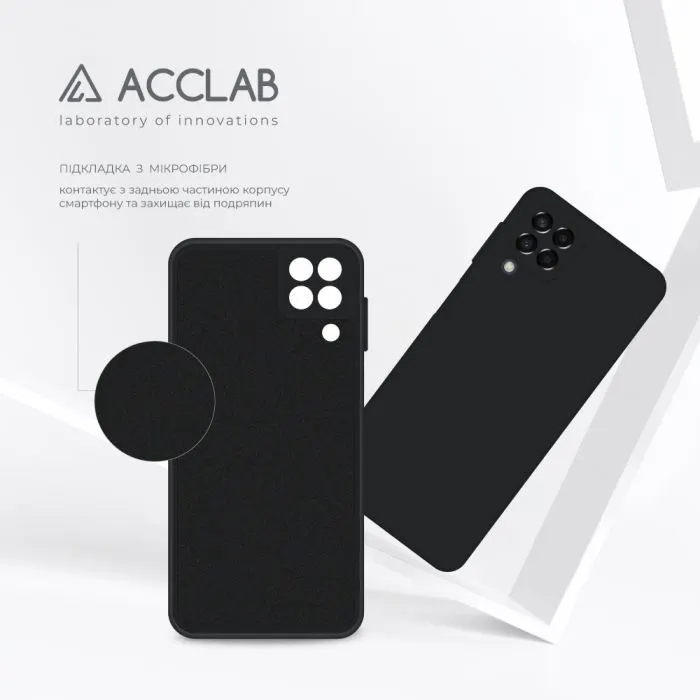 Чохол до мобільного телефона ACCLAB SoftShell Samsung Galaxy A22 LTE (4G) Black (1283126557347) зображення 5