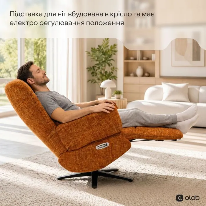 Офісне крісло Qlab RCT240OR Orange (RCT240OR) зображення 12