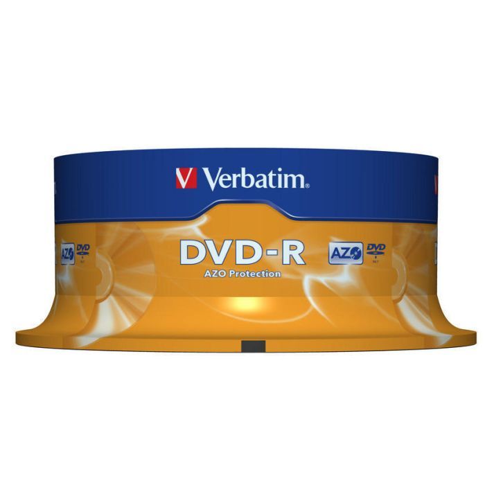 Диск DVD Verbatim 4.7Gb 16X CakeBox 25шт (43522) изображение 2