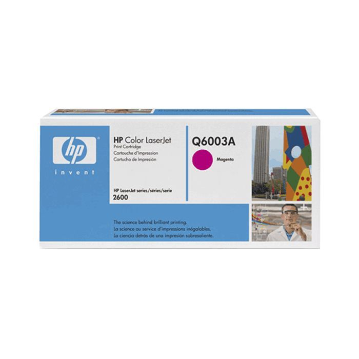 Картридж HP CLJ  124A Magenta, CLJ 1600/2600 (Q6003A)