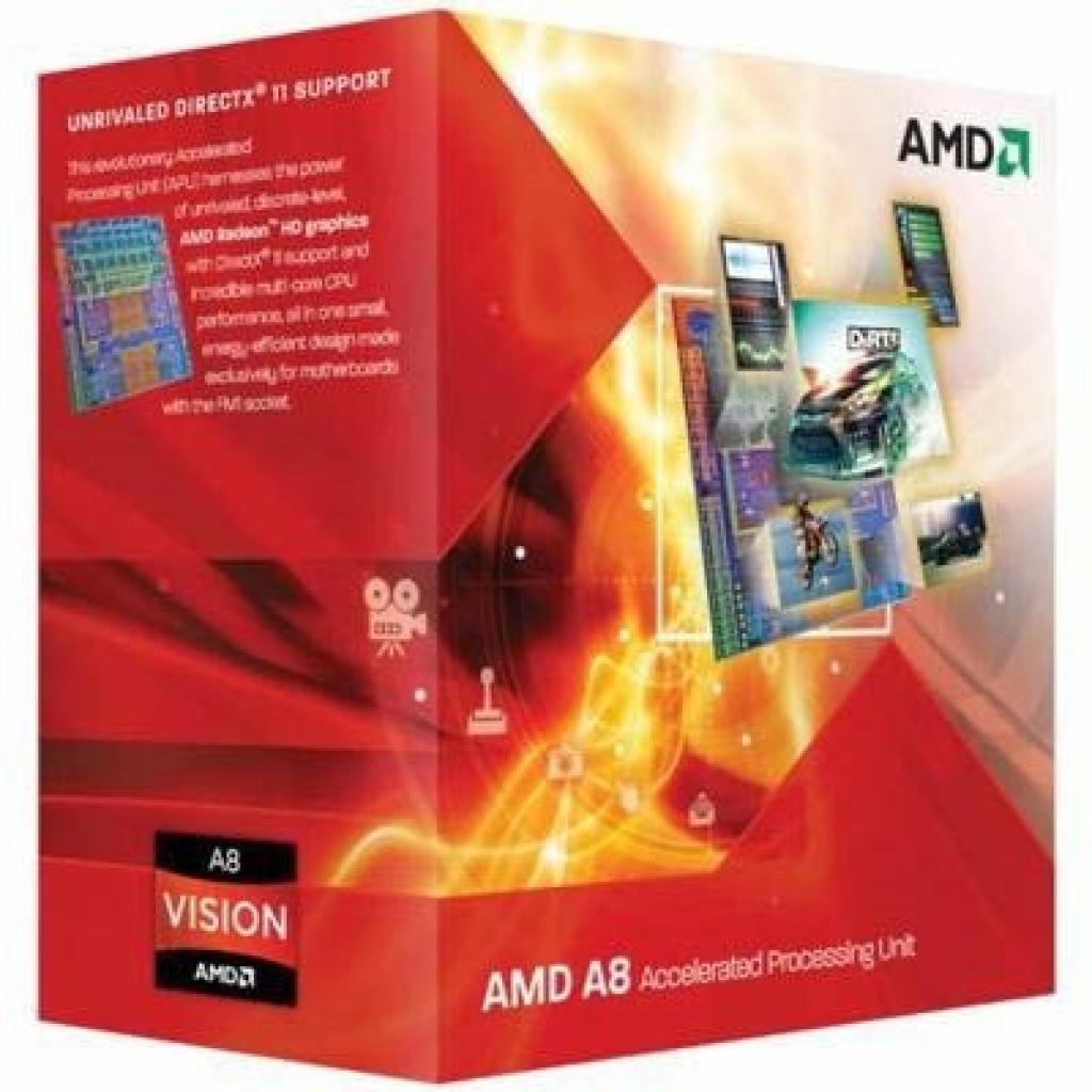 Процесор AMD A8-3850 (AD3850WNGXBOX)