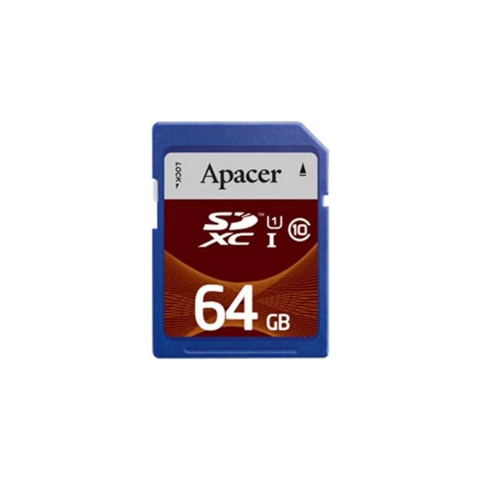 Карта пам'яті Apacer 64GB SDXC UHS-I Class10 RP (AP64GSDXC10U1-R)