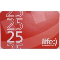 Картка поповнення рахунку lifecell 25 (4820158950271/8697543410018)