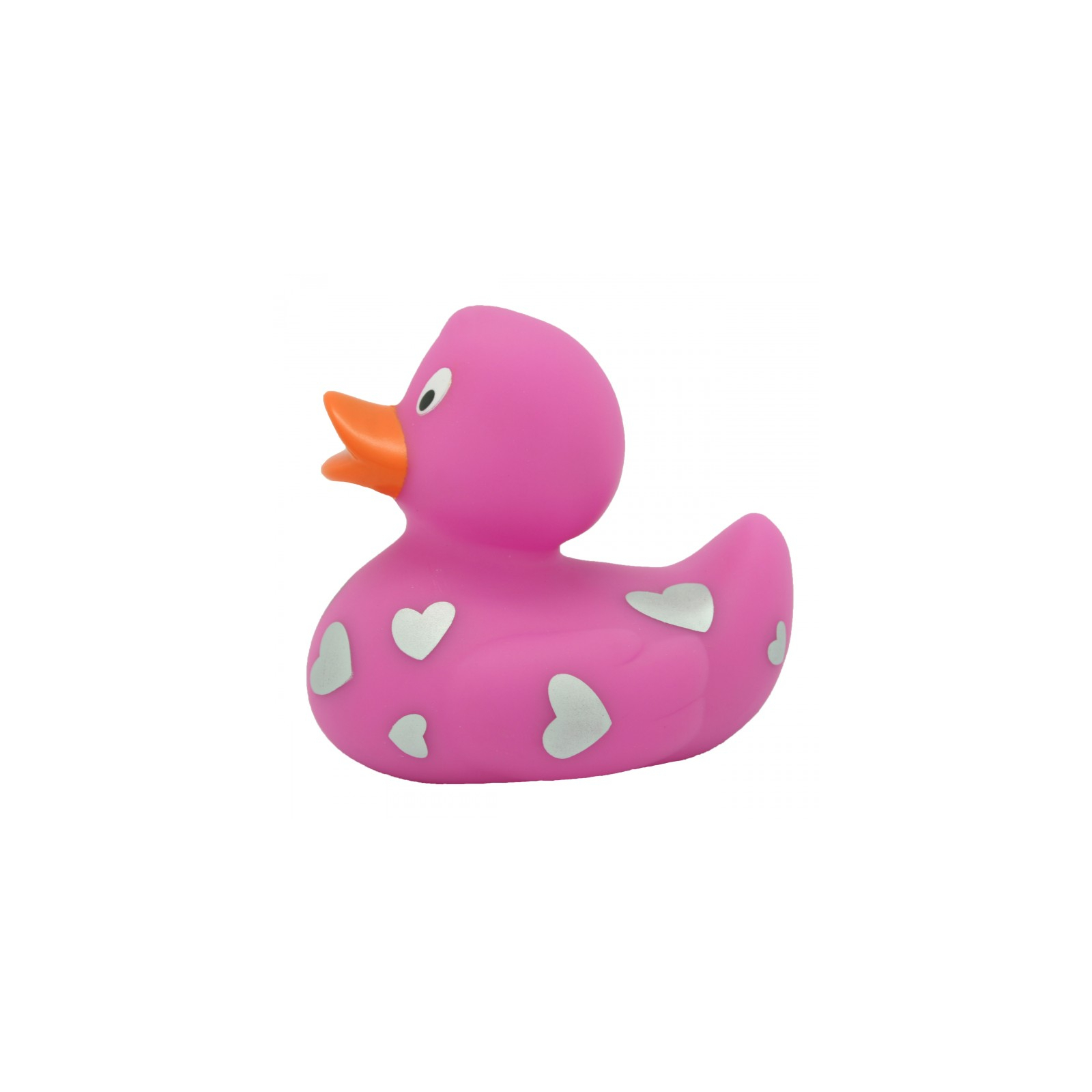 Игрушка для ванной Funny Ducks Розовая утка в белых сердечках (L1938) изображение 2