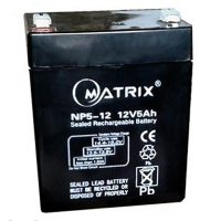 Фото - Батарея для ИБП Matrix Батарея до ДБЖ  12V 5AH  NP5-12 (NP5-12)