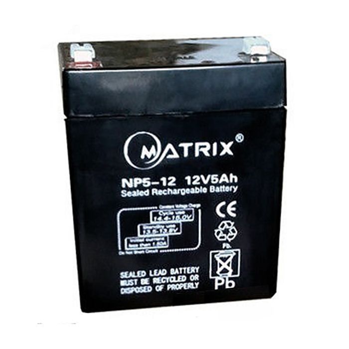 Батарея до ДБЖ Matrix 12V 5AH (NP5-12) > ціни в Києві та Україні Батарея до ДБЖ Matrix 12V 5AH (NP5-12)