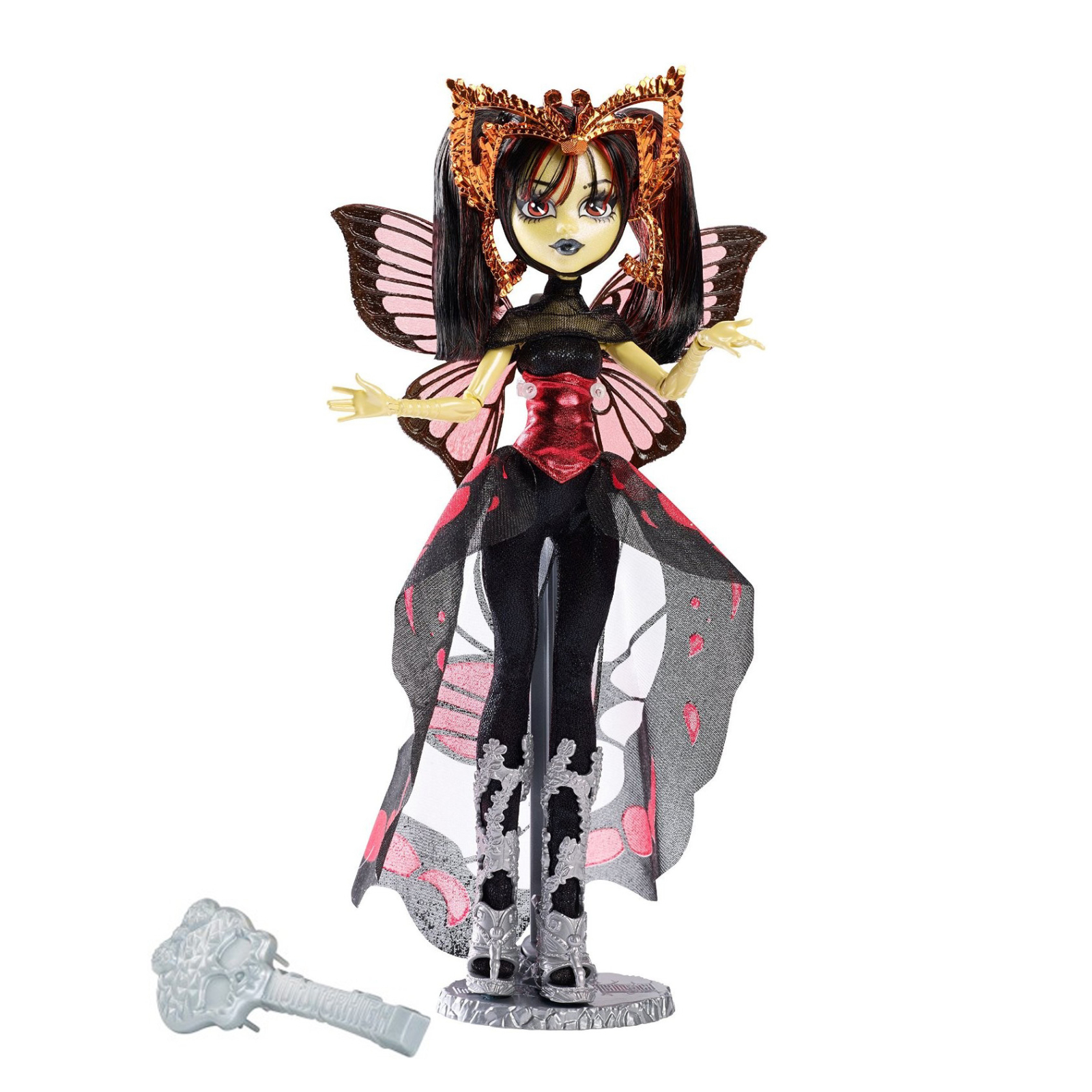 Кукла Monster High дочь Человека-Мотылька серии Светские монстро-дивы Буу-Йорк (CHW64-3)