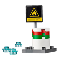 Конструктор LEGO City Fire Пожарный автомобиль с лестницей (60107) изображение 7