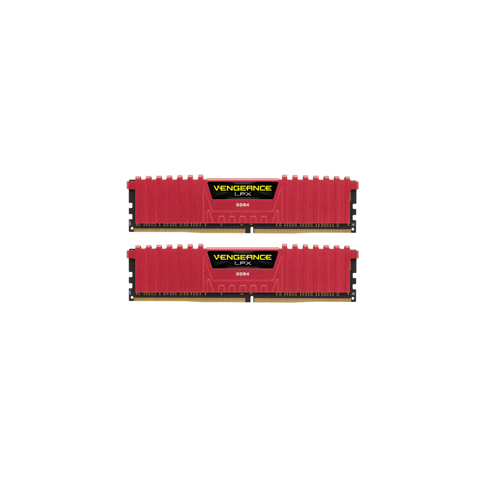 Модуль пам'яті для комп'ютера DDR4 16GB (2x8GB) 3000 MHz Vengeance LPX Red Corsair (CMK16GX4M2B3000C15R)