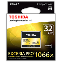 Карта памяти Toshiba 32GB Compact Flash 1000X (CF-032GSG(BL8) изображение 2
