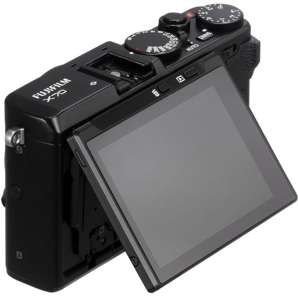 Цифровий фотоапарат Fujifilm FinePix X70 Black (16499148) зображення 6