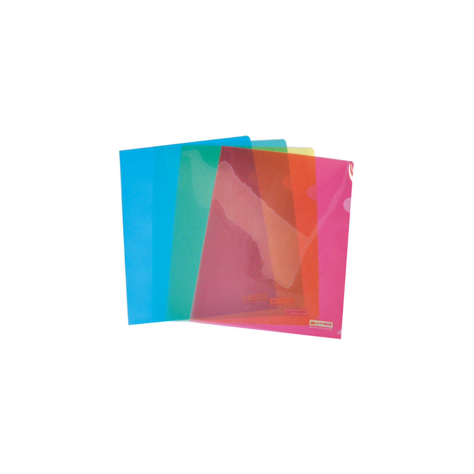 Папка – уголок Buromax А4 transparent, assorted colors (BM.3853-99)