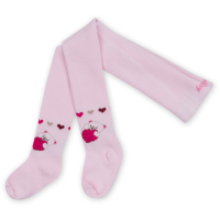 Колготки детские Bibaby для девочек с мишками розовые (68085-86/G-pink)