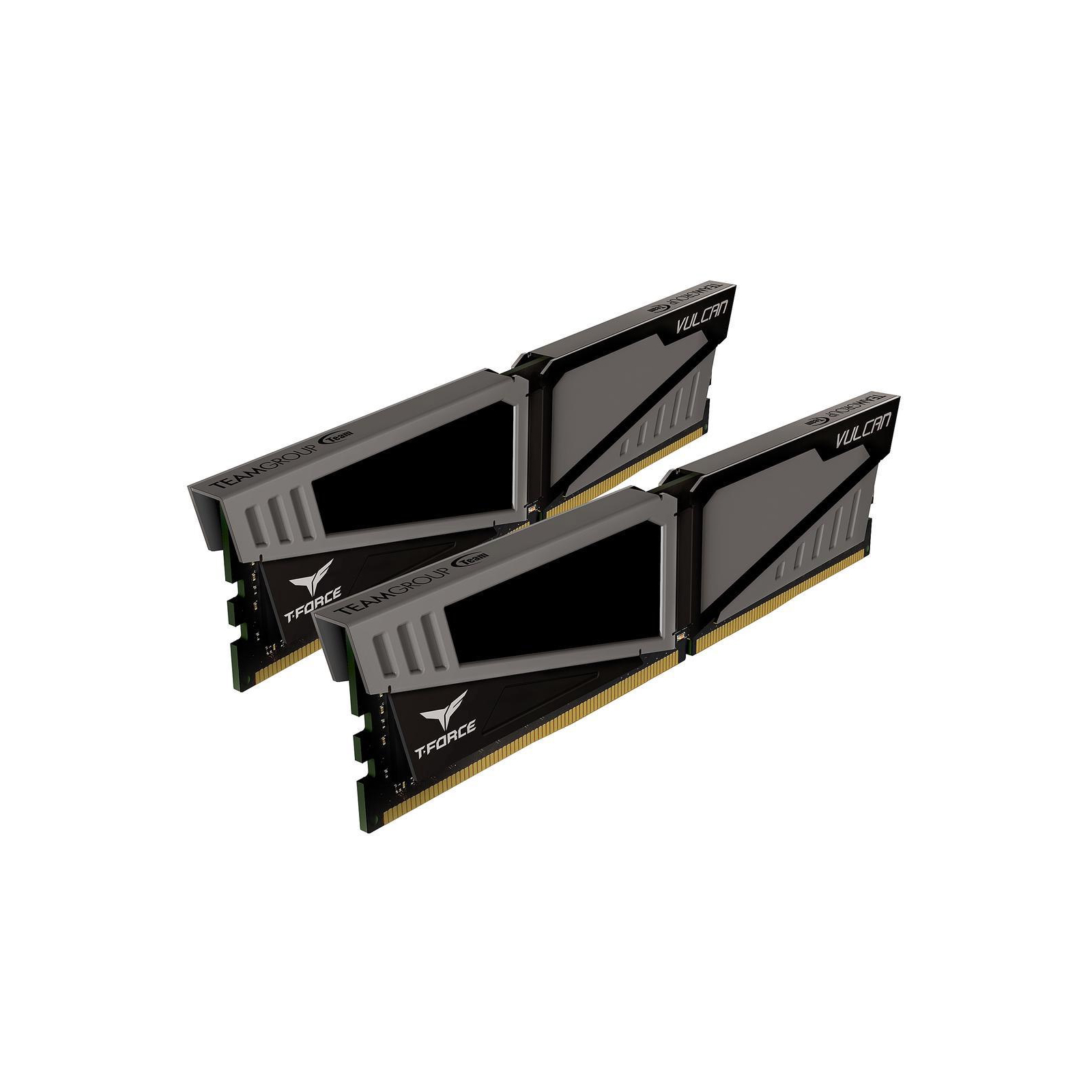 Модуль пам'яті для комп'ютера DDR4 8GB (2x4GB) 2400 MHz T-Force Vulcan Gray Team (TLGD48G2400HC14DC01) зображення 2