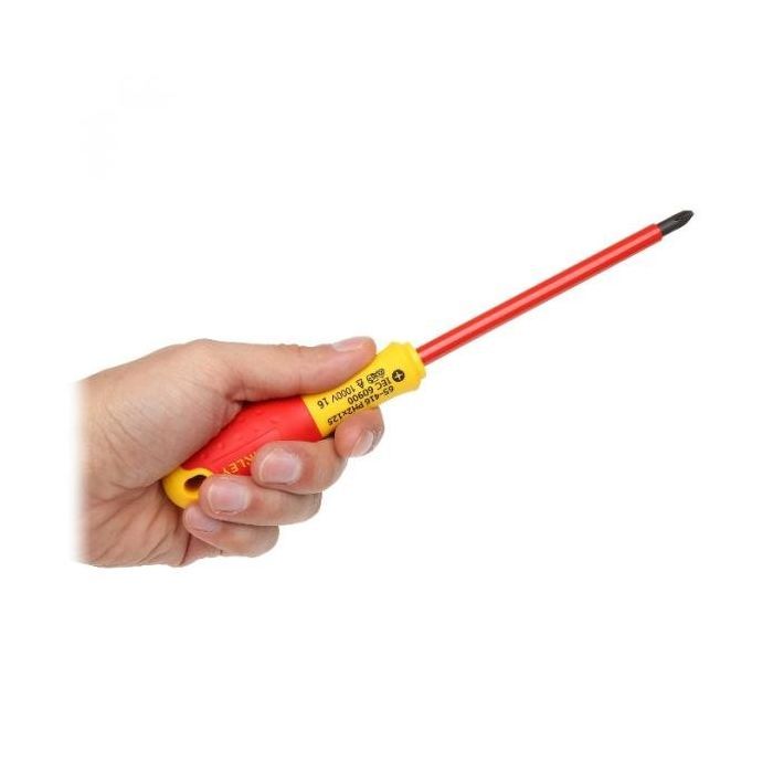 Викрутка Stanley FatMax VDE 1000V електрика PH2х125мм (0-65-416) зображення 3
