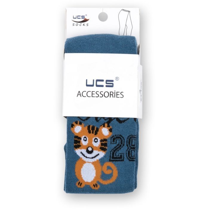 Колготки дитячі UCS Socks "Tiger" (M0C0301-0857-5B-blue) зображення 5