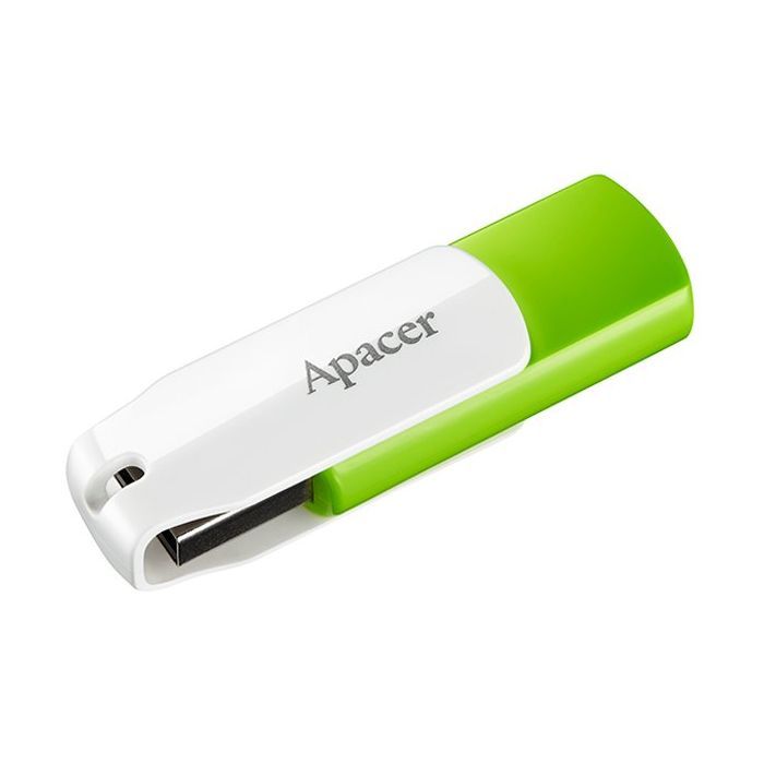 USB флеш накопитель Apacer 32GB AH335 Green USB 2.0 (AP32GAH335G-1) изображение 2