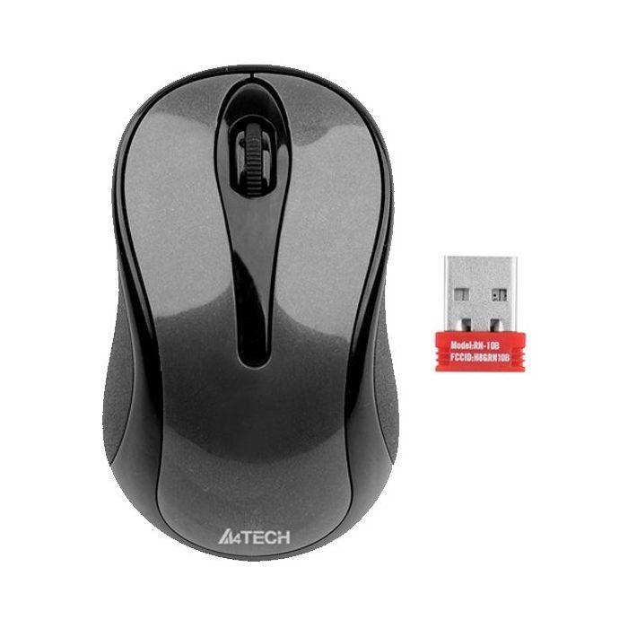 Мишка A4Tech G3-280N Glossy grey зображення 2