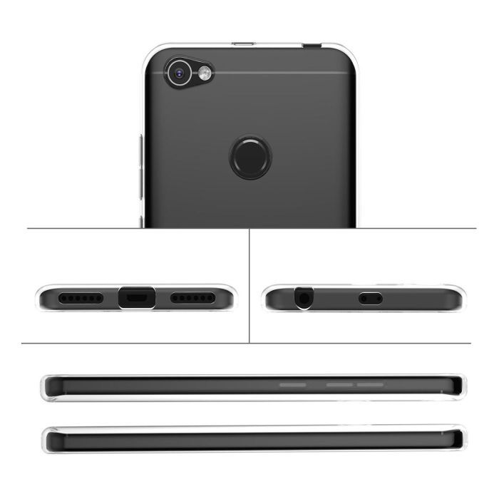 Чохол до мобільного телефона для Xiaomi Redmi Note 5A Clear tpu (Transperent) Laudtec (LC-XRN5AP) зображення 4
