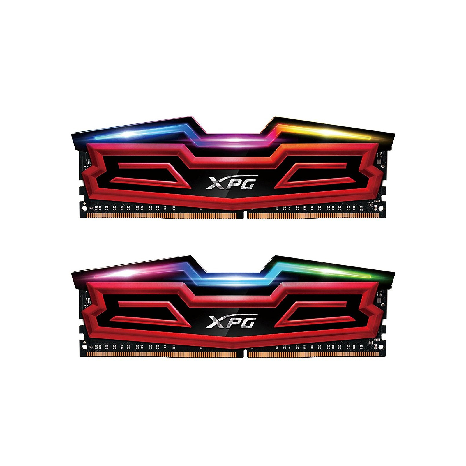 Модуль памяти для компьютера DDR4 16GB (2x8GB) 2400 MHz XPG Spectrix D40 Red ADATA (AX4U240038G16-DRS)