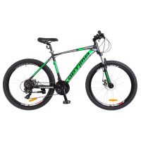 Велосипед Optimabikes 29" F-1 2018 AM 14G DD рама-21" Al черно-зеленый (OPS-OP-29-058)