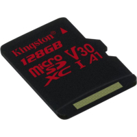 Карта памяти Kingston 128GB microSDXC class 10 UHS-I U3 (SDCR/128GBSP) изображение 2