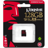 Карта памяти Kingston 128GB microSDXC class 10 UHS-I U3 (SDCR/128GBSP) изображение 3