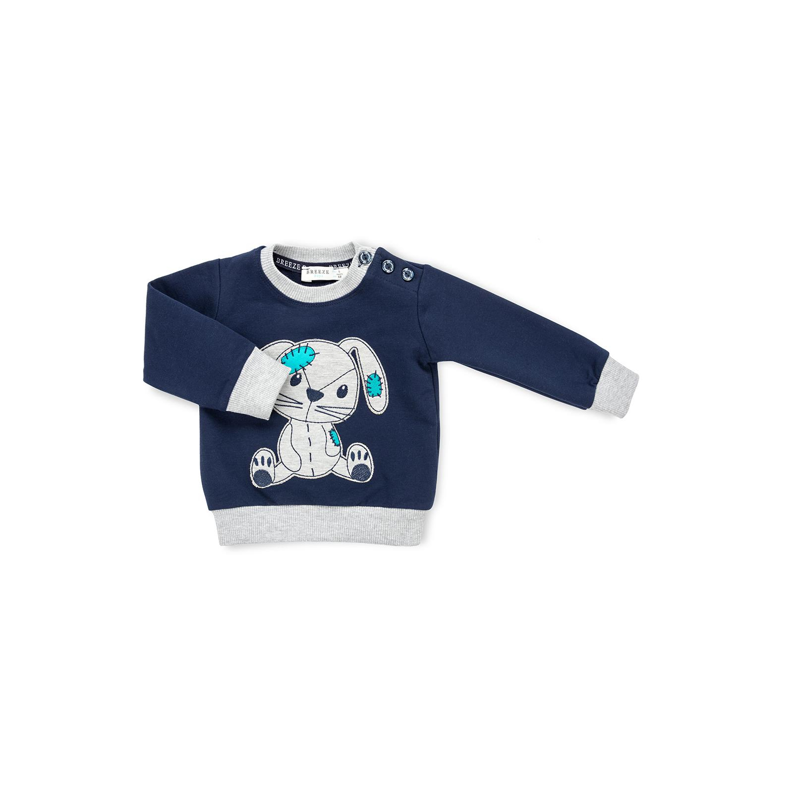 Набір дитячого одягу Breeze з зайцем (9513-68B-blue) зображення 2