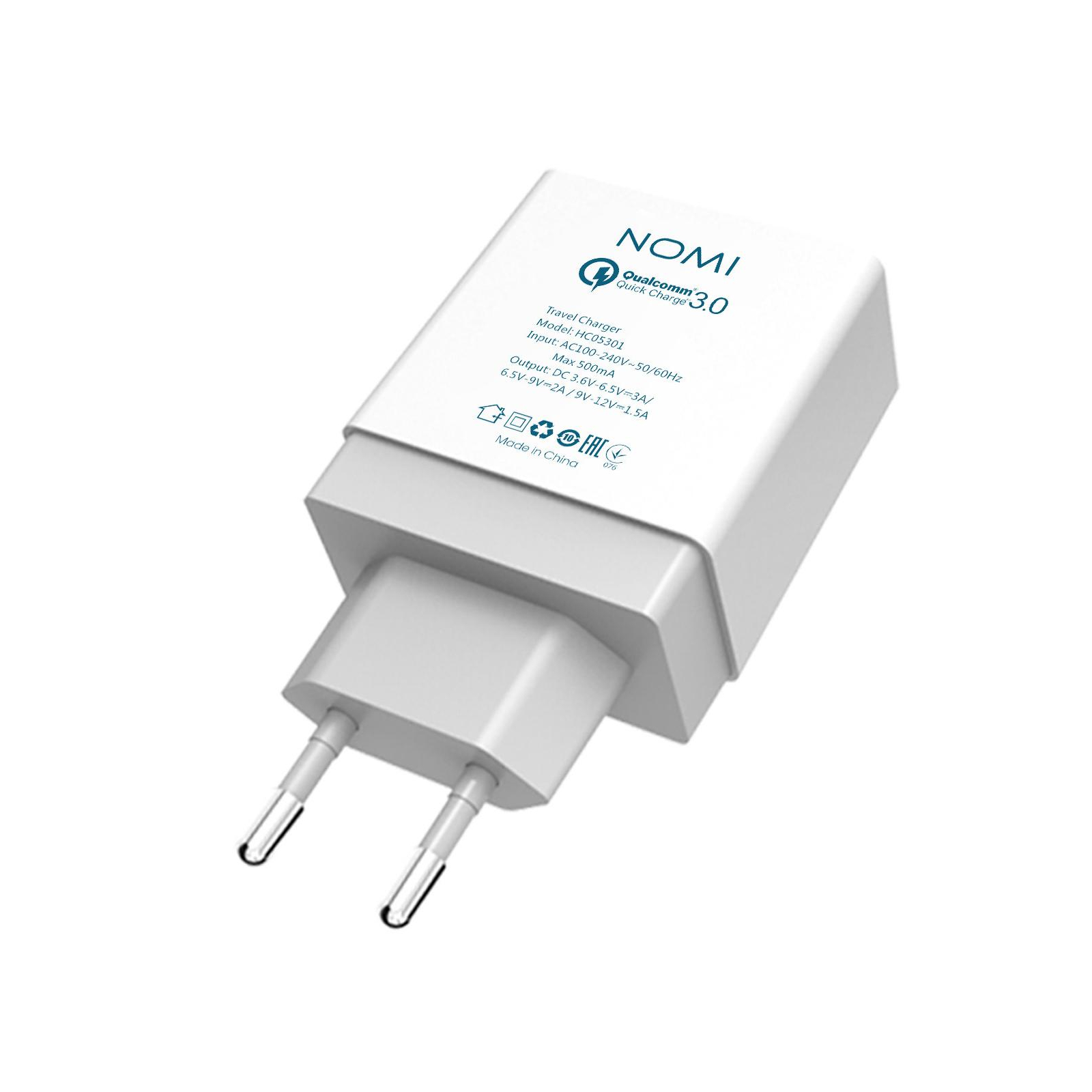 Зарядное устройство Nomi Quick charge 3.0 HC05301 3A white (327825) изображение 2