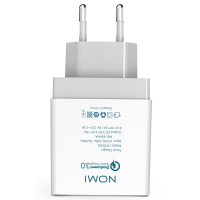 Зарядний пристрій Nomi Quick charge 3.0 HC05301 3A white (327825) зображення 3