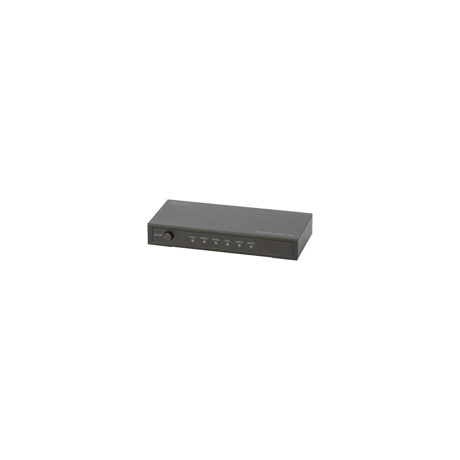 Сплиттер Digitus HDMI (INx1 - OUTx4), 4K, black (DS-47304)